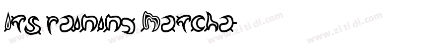 Its raining Matcha字体转换